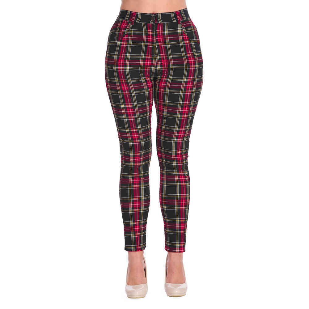 Banned - Power Broek rechte pijpen - Zwart/Bruin
